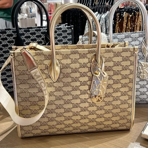 Michael Kors Medium Mirella EW Tote Bag Crossbody Shoulder Handbag NWT - Picture 9 of 16